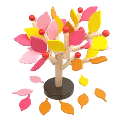 Toyvian 1 Satz Baumblätter Blockieren Baum Spiele Bambus Yellow von Toyvian