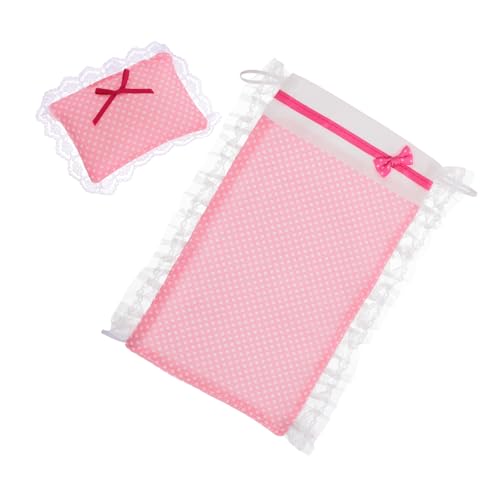 Toyvian Mini Puppe Bettwäsche Set Blatt Kissen Für Puppenhaus Miniatur Dekoration Bett Zubehör Toyvian Mini Puppe Bettwäsche Set Blatt Kissen Für Puppenhaus Miniatur Dekoration Bett Zubehör von Toyvian