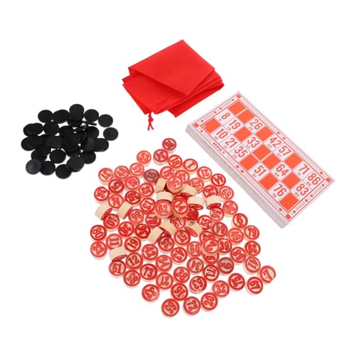 Toyvian 1 Satz Bingo Spielset für Partys Interaktives Brettspiel mit Zahlenkarten und Schachfiguren Perfektes Zubehör für Gruppenaktivitäten Fördert Logisches und Hand Augen Koordination Toyvian 1 Satz Bingo Spielset für Partys Interaktives Brettspiel mit Zahlenkarten und Schachfiguren Perfektes Zubehör für Gruppenaktivitäten Fördert Logisches und Hand Augen Koordination von Toyvian