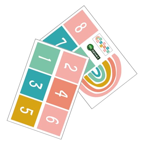 Toyvian 1 Satz Bodenaufkleber Für Kinderspiele Glühen Bodenaufkleber Für Bildung Raumzubehör Künstlich Ästhetisch Fußabdruck-bodenaufkleber Mit Nummer Stolz-Aufkleber Himmel Und PVC Toyvian 1 Satz Bodenaufkleber Für Kinderspiele Glühen Bodenaufkleber Für Bildung Raumzubehör Künstlich Ästhetisch Fußabdruck-bodenaufkleber Mit Nummer Stolz-Aufkleber Himmel Und PVC von Toyvian