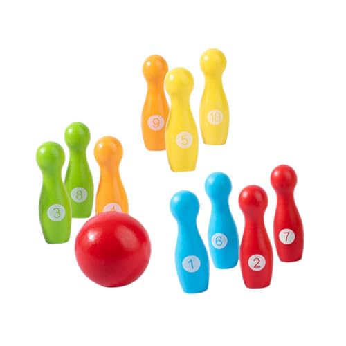 Toyvian 1 Satz Bowling- für weinachtsgeschenke Outdoor- für kinderknallzeug Kid Toys Bowlingspielzeug aus Holz Bowling-Spielset für hölzern Toyvian 1 Satz Bowling- für weinachtsgeschenke Outdoor- für kinderknallzeug Kid Toys Bowlingspielzeug aus Holz Bowling-Spielset für hölzern von Toyvian