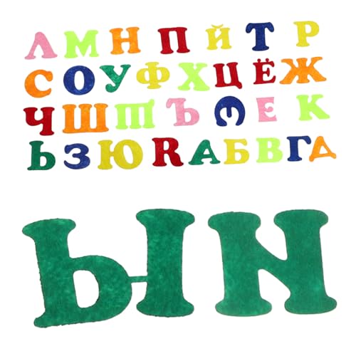 Toyvian Bastel-Schaumstoff-Alphabet-Aufkleber Russisches Alphabet Sicher Für Kinder Leuchtende Farben Vliesstoff Für Die Schule Toyvian Bastel-Schaumstoff-Alphabet-Aufkleber Russisches Alphabet Sicher Für Kinder Leuchtende Farben Vliesstoff Für Die Schule von Toyvian