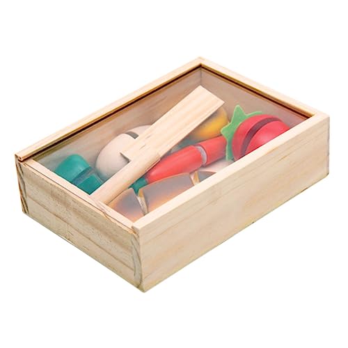 Toyvian Kleinkinder-spielset 1–3 Jahre Obstschneidespielzeug Für Kinder Holz-spielküche Lernspielzeug Toyvian Kleinkinder-spielset 1–3 Jahre Obstschneidespielzeug Für Kinder Holz-spielküche Lernspielzeug von Toyvian
