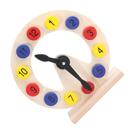 Toyvian 1 Satz Clocks für Uhr für -jährige kauspielzeug - pädagogisches säugling Lernuhr holzspielzeug spielsachen Bambus Toyvian 1 Satz Clocks für Uhr für -jährige kauspielzeug - pädagogisches säugling Lernuhr holzspielzeug spielsachen Bambus von Toyvian