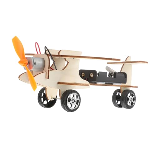 Toyvian 1 Satz DIY Flugzeug Gleitflugzeug Spielzeug Segelflugzeuge für Kinder Kinderspielzeug Kinder bastelset Modelle Spielset Holz Flugzeug Spielzeug für Kinder Flugzeugspielzeug von Toyvian
