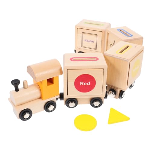 Toyvian 1 Satz DIY Holzspielzeug Zug und Formsortierung Montessori Lernspielzeug für Frühkindliche Stabil und Langlebig für Geburtstage und Feiertage Toyvian 1 Satz DIY Holzspielzeug Zug und Formsortierung Montessori Lernspielzeug für Frühkindliche Stabil und Langlebig für Geburtstage und Feiertage von Toyvian
