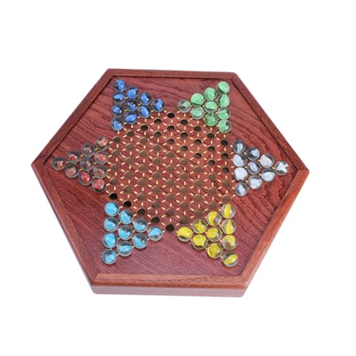 Toyvian 1 Satz Dame Schach die chinesin Glasmurmeln Board Game Gesellschaftsspiel boardgame bescherung familienspiel glaskugel Brettspiel aus Holz Sechseck-Checker hölzern Brown Toyvian 1 Satz Dame Schach die chinesin Glasmurmeln Board Game Gesellschaftsspiel boardgame bescherung familienspiel glaskugel Brettspiel aus Holz Sechseck-Checker hölzern Brown von Toyvian
