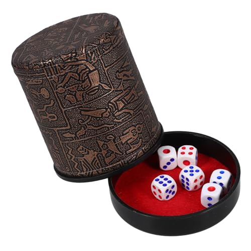 Toyvian 1 Satz Dice Cup Mini-Tasse Spiel Pokerwürfelbecher Party Getränkehalter Urlaub Shakerbecher Mit Deckel Bunte Würfel Getränketräger Würfelschüttler Fahrzeugzubehör Kaffee Leder Toyvian 1 Satz Dice Cup Mini-Tasse Spiel Pokerwürfelbecher Party Getränkehalter Urlaub Shakerbecher Mit Deckel Bunte Würfel Getränketräger Würfelschüttler Fahrzeugzubehör Kaffee Leder von Toyvian