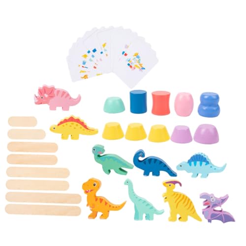 Toyvian 1 Satz Dinosaurier-bausteinspielzeug Balance-stapelblock Kinderspielzeug Für Den Haushalt Cartoon- Aus Holz Stapeln Lernspielzeug Für Colorful Hölzern Toyvian 1 Satz Dinosaurier-bausteinspielzeug Balance-stapelblock Kinderspielzeug Für Den Haushalt Cartoon- Aus Holz Stapeln Lernspielzeug Für Colorful Hölzern von Toyvian