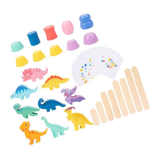 Toyvian Pädagogische Dinosaurier-stapelblöcke – Holzspielzeug Für Kinder Mit Balance- Und Koordinationsspielen Toyvian Pädagogische Dinosaurier-stapelblöcke – Holzspielzeug Für Kinder Mit Balance- Und Koordinationsspielen von Toyvian