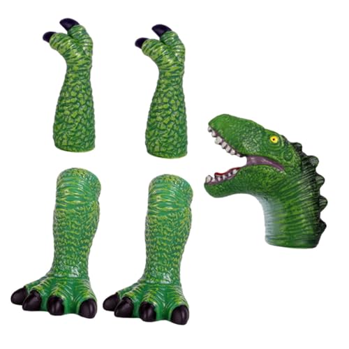 Toyvian 1 Satz Dinosaurier-Handpuppenspielzeug Plüschpuppen für Kinder Hand-Fingerpuppe handpuppe Dino Handpuppen für Kindergeburtstag Spielzeuge Eltern-Kind-Spielzeug Tier von Toyvian