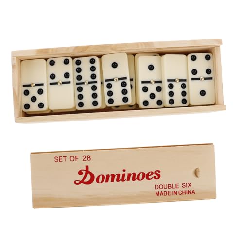 Toyvian 1 Satz Dominosteine für familienspiel holzbox Gesellschaftsspiel Holz Domino holzspielzeug Domino-Spiel Dominoes Spiel Mini Dominosteine Dominotisch Toyvian 1 Satz Dominosteine für familienspiel holzbox Gesellschaftsspiel Holz Domino holzspielzeug Domino-Spiel Dominoes Spiel Mini Dominosteine Dominotisch von Toyvian