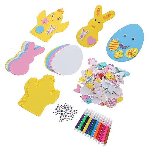 Toyvian 1 Satz Ei Dekoration Ostern Bastelset DIY Osterdeko-Set Partyzubehör Ostern DIY Bastelset Ostervorräte Gastgeschenke Für Ostern Festival-Party-zubehör Stoff Toyvian 1 Satz Ei Dekoration Ostern Bastelset DIY Osterdeko-Set Partyzubehör Ostern DIY Bastelset Ostervorräte Gastgeschenke Für Ostern Festival-Party-zubehör Stoff von Toyvian