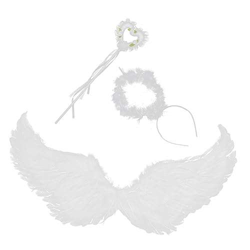 Toyvian 1satz Flügel Kostüm Für Mädchen Weiße Cosplay Accessoires Für Verkleidung Für Halloween Und Partys Mit Lustigem Design Und Einfachem Styling von Toyvian