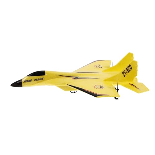 Toyvian 1 Satz Ferngesteuerte Schaumflugzeuge Flugzeugsensorspielzeug für Kinderspielzeug simuliertes Flugzeugspielzeug Flugzeugmodell elektrisches Flugzeug Plastik Gelb von Toyvian