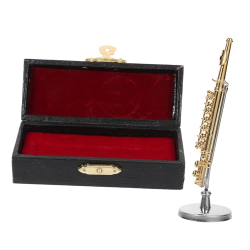 Toyvian 1 Satz Flöte Modell Mini-Flöte Mini-Instrument Flötendekor Kleine Flöte Flöten Musikinstrument Miniatur-Flötenmodell Mini-Musikinstrumentenmodell Miniaturflöte Kupfer Golden Toyvian 1 Satz Flöte Modell Mini-Flöte Mini-Instrument Flötendekor Kleine Flöte Flöten Musikinstrument Miniatur-Flötenmodell Mini-Musikinstrumentenmodell Miniaturflöte Kupfer Golden von Toyvian