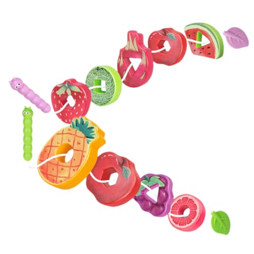 Toyvian 1 Satz Früchten Fädelspielzeug Interaktives Lernspielzeug für Fördert Kreativität und Hand Auge Koordination Lustige für Frühes Lernen die Entwicklung von Form und Farbkenntnissen Toyvian 1 Satz Früchten Fädelspielzeug Interaktives Lernspielzeug für Fördert Kreativität und Hand Auge Koordination Lustige für Frühes Lernen die Entwicklung von Form und Farbkenntnissen von Toyvian