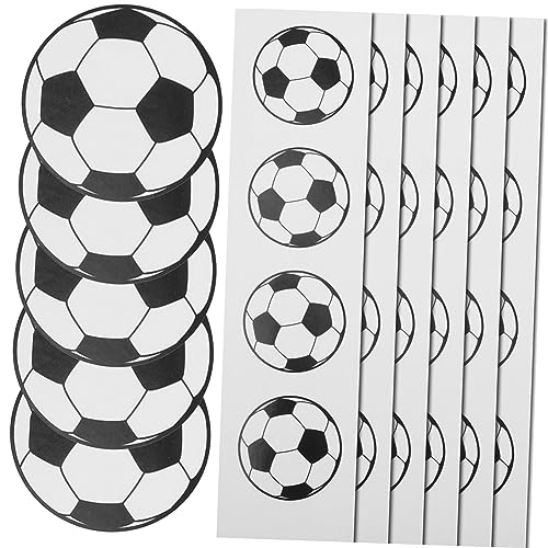 Toyvian Fußball-siegelaufkleber 100 Stück Fußball-Aufkleber Starke Haftung Für Sport Und Dekorationen von Toyvian