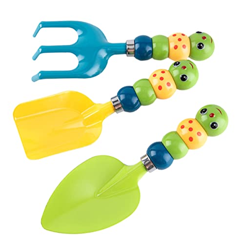 Toyvian 1 Satz Gartenhand Schaufel Kindergartengeräte kleine Sandschaufel Strandspielzeug für Kleine Gartenwerkzeuge und Rechen Graben pp von Toyvian