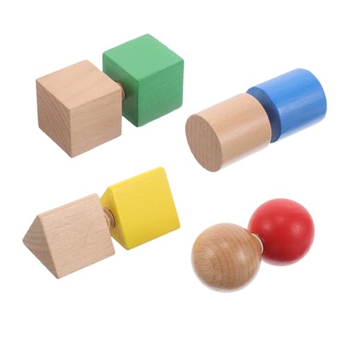 Toyvian Zahlen Puzzle Früherziehung Spielzeug Kinder Bausteine ​​Holz Manipulative Schraube Spielzeug von Toyvian