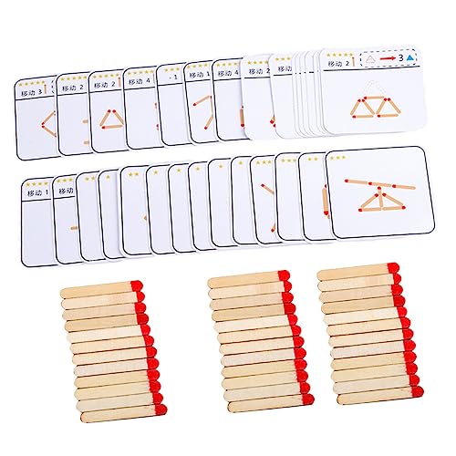 Toyvian 1 Satz Geometrischen Puzzles für Lernspielzeug Konzentration und Kognitiven Fähigkeiten Pädagogisches für Kleinkinder Jahre von Toyvian