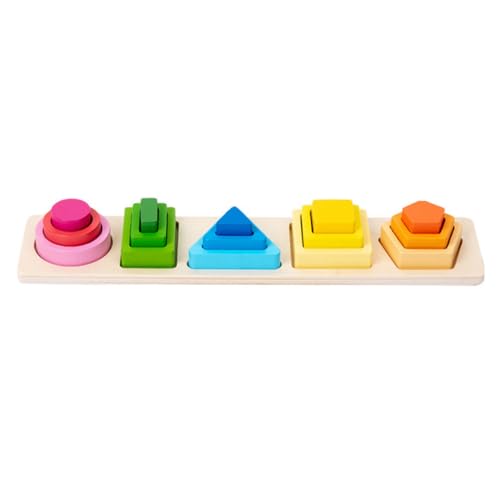 Toyvian 1 Satz Geometrisches Holzspielzeug Kleinkind-Puzzle Für Kleinkinder Rätsel Rätsel Bausteine für Kleinkinder Kinderrätsel Bausteine Hölzern Colorful Toyvian 1 Satz Geometrisches Holzspielzeug Kleinkind-Puzzle Für Kleinkinder Rätsel Rätsel Bausteine für Kleinkinder Kinderrätsel Bausteine Hölzern Colorful von Toyvian