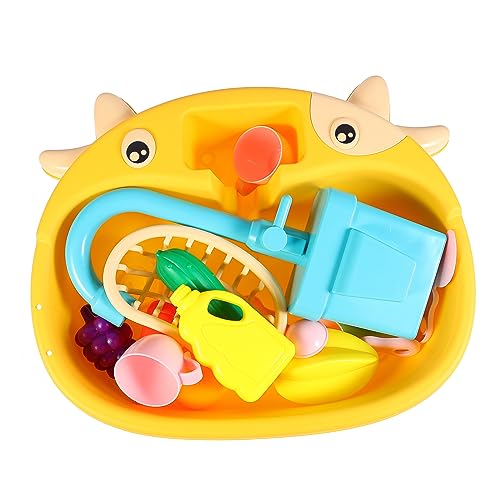 Toyvian 1 Satz Geschirrspüler Stellen Sie Sich Vor, EIN Küchenspielzeug Zu Sein Küchenspüle Spielzeug So Tun, Als Wäre Es Spülmaschinenspielzeug Spielzeuge Puzzle Kind Waschbecken Plastik von Toyvian
