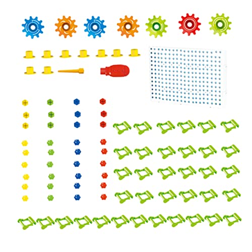 Toyvian 3D Radkettenspielzeug Für Kinder Selbstgemacht Kettenzahnrad Spielzeug Satz Kreatives Montage Und Demontage Spielzeug Sicheres Geruchloses Material Fördert Vorstellungskraft Und von Toyvian