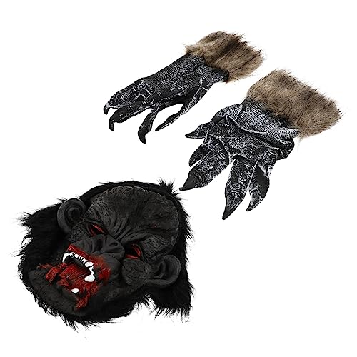 Toyvian 1 Satz Gorilla-kopfbedeckung Erwachsene Schrecklicher Gorilla Halloween-tier Beängstigend Lustiges Halloween Halloween-cosplay-requisiten Party Kostüme Horrorgesicht Emulsion Black Toyvian 1 Satz Gorilla-kopfbedeckung Erwachsene Schrecklicher Gorilla Halloween-tier Beängstigend Lustiges Halloween Halloween-cosplay-requisiten Party Kostüme Horrorgesicht Emulsion Black von Toyvian