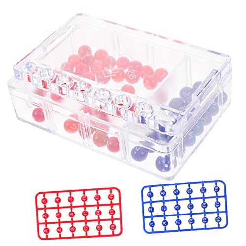 Toyvian Lottokugelmaschine für Partys Manuelle Zahlenpicker Tragbare Bingo Maschine Transparente Lotteriemaschine für Kreative Spiele Requisiten für Partyunterhaltung von Toyvian