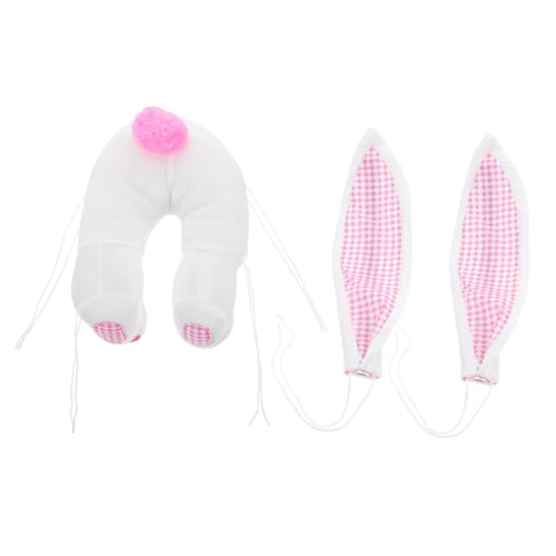 Toyvian 1 Satz Hasendekoration Osterhasen Easter Bunny ozdoby wielkanocne koszyczki wielkanocne osterstreudeko Plüsch Junge Dekorationen Häschen-Anhänger dekorative Hasenpuppe Stoff von Toyvian