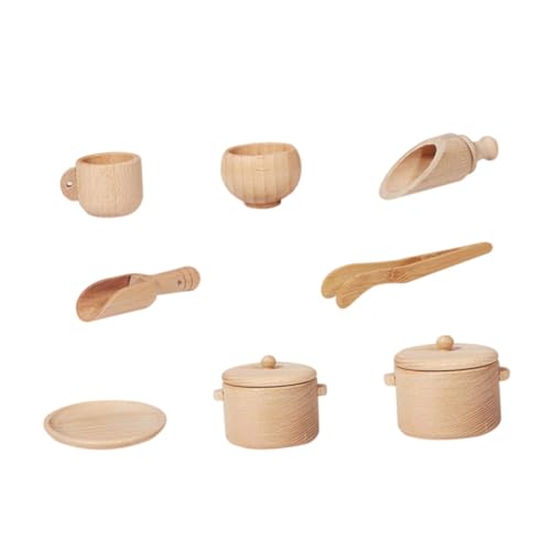 Toyvian Exquisites Küchenspielzeug-Set Für Jungen Und Mädchen 8-teilig Simulationsgeschirr Aus Holz Für Kinder Toyvian Exquisites Küchenspielzeug-Set Für Jungen Und Mädchen 8-teilig Simulationsgeschirr Aus Holz Für Kinder von Toyvian