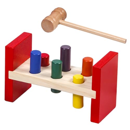Toyvian 1 Satz Holz Schlagspielzeug mit Hammer und Formerkennung für Frühe Bildung Pädagogisches für Fördert Motorik und Kognitive Fähigkeiten Toyvian 1 Satz Holz Schlagspielzeug mit Hammer und Formerkennung für Frühe Bildung Pädagogisches für Fördert Motorik und Kognitive Fähigkeiten von Toyvian
