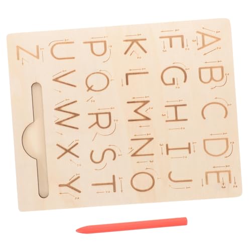 Toyvian 1 Satz Holz Schreibtafel Montessori Übungsbrett für Doppelseitiges Lernspielzeug mit Alphabet und Pädagogisches für Vorschule und Homeschooling Toyvian 1 Satz Holz Schreibtafel Montessori Übungsbrett für Doppelseitiges Lernspielzeug mit Alphabet und Pädagogisches für Vorschule und Homeschooling von Toyvian