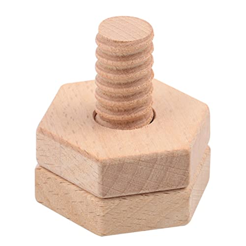 Toyvian 1satz Holzspielzeug Geometrische Formen Schraubenspielzeug Aus Sicherem Holz Fördert Die Hand-Augen-koordination Und Formkognition Für Verschiedenen Schrauben Und Muttern Toyvian 1satz Holzspielzeug Geometrische Formen Schraubenspielzeug Aus Sicherem Holz Fördert Die Hand-Augen-koordination Und Formkognition Für Verschiedenen Schrauben Und Muttern von Toyvian