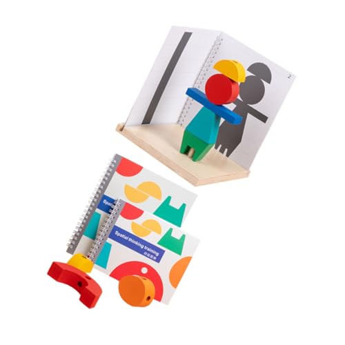 Toyvian Pädagogische Holzklötze Für Kleinkinder – 3D-bauklötze-Spielzeug Für Kinder Fördert Die Feinmotorik Und Die Eltern-Kind-bindung von Toyvian