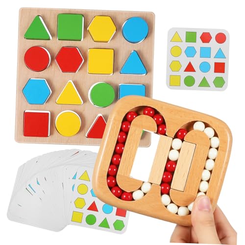 Toyvian 1 Satz Holzgeometrische Geduldsspiele für Ältere Erwachsene Kognitive Formenpuzzles zur Gedächtnisförderung für Zuhause und Pflegeeinrichtungen Toyvian 1 Satz Holzgeometrische Geduldsspiele für Ältere Erwachsene Kognitive Formenpuzzles zur Gedächtnisförderung für Zuhause und Pflegeeinrichtungen von Toyvian