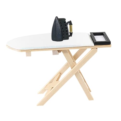 Toyvian 1 Satz -Holzmöbel Holzspielzeug Spielzeug für Kinder Wäschetrockner Kinder Spielen Bügelbrett Mini-Spielzeug bügeleisen -Eisentisch Tischdeko aus hölzern Harz Toyvian 1 Satz -Holzmöbel Holzspielzeug Spielzeug für Kinder Wäschetrockner Kinder Spielen Bügelbrett Mini-Spielzeug bügeleisen -Eisentisch Tischdeko aus hölzern Harz von Toyvian