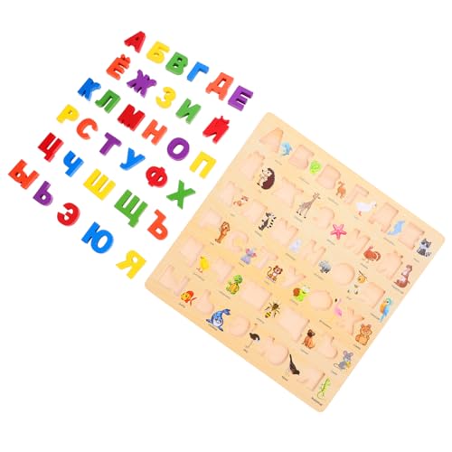 Toyvian 1 Satz Holzpuzzle für Kleinkinder Alphabet für lehrreich Sprache Puzzle Kleinkind Name Buchstabenblöcke passendes für Vorschulkinder Kleinkindpuzzles aus Holz Toyvian 1 Satz Holzpuzzle für Kleinkinder Alphabet für lehrreich Sprache Puzzle Kleinkind Name Buchstabenblöcke passendes für Vorschulkinder Kleinkindpuzzles aus Holz von Toyvian