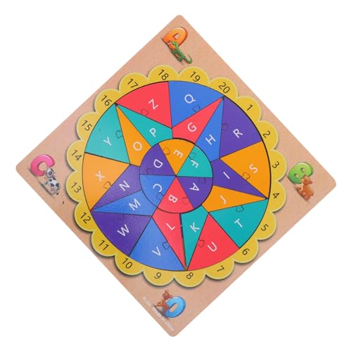 Toyvian 1 Satz Holzpuzzle für Lernspielzeug Formenerkennung Pädagogisches Montessori für Farbige Langlebige Holzblöcke für Kreatives und Lernen Toyvian 1 Satz Holzpuzzle für Lernspielzeug Formenerkennung Pädagogisches Montessori für Farbige Langlebige Holzblöcke für Kreatives und Lernen von Toyvian