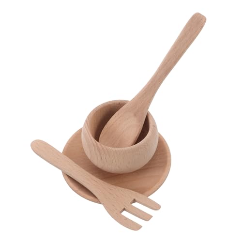 Toyvian 1 Satz Holzspielzeug Küchenutensilien für Küchenzubehör mit Holzgabel und Löffel für Rollenspiele im Restaurant oder Supermarkt Fördert die Geschicklichkeit und Kreativität Toyvian 1 Satz Holzspielzeug Küchenutensilien für Küchenzubehör mit Holzgabel und Löffel für Rollenspiele im Restaurant oder Supermarkt Fördert die Geschicklichkeit und Kreativität von Toyvian