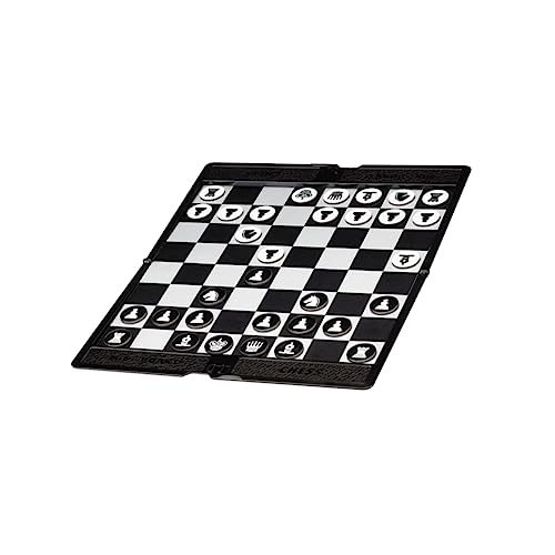 Toyvian 1 Satz Internationale Dame Schachbrett schachspiel schachspiele Chessboard Schachspiel für Fortgeschrittene Chess Boards Chess up Board schachkassette magnetische Dame Black von Toyvian