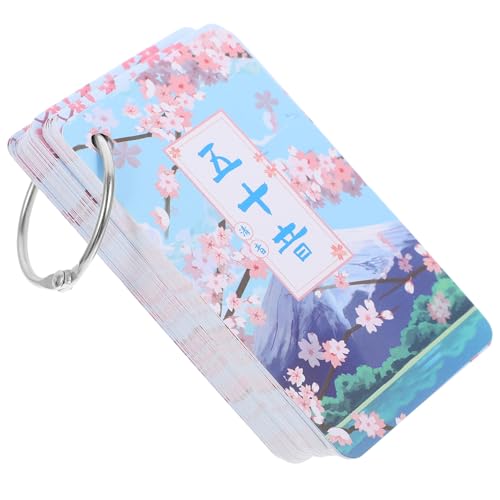 Toyvian 1 Satz Japanische Lernkarten Hiragana-alphabetkarten Karteikarten Mit Hiragana-wörtern Leere Tarotkarten Hiragana-übungsbuch Hiragana- Und Katakana-Karten Gojūon-übungsbuch Papier Toyvian 1 Satz Japanische Lernkarten Hiragana-alphabetkarten Karteikarten Mit Hiragana-wörtern Leere Tarotkarten Hiragana-übungsbuch Hiragana- Und Katakana-Karten Gojūon-übungsbuch Papier von Toyvian