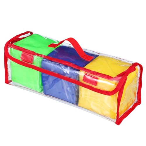 Toyvian 1 Satz Kartenlernspielzeug Würfel Mit Quadratischen Ecken Lehrreich Lehre Spielwürfel Spielsachen Taschenwürfel Würfel Pädagogisches Würfelspielzeug PVC 3 Stücke von Toyvian