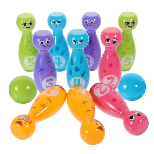 Toyvian 1 Satz Kinder-bowlingkugeln, Spielzeug, Kleines Bowling-Set, Klassisches Bowling-Set Für Partyspielaktivitäten Toyvian 1 Satz Kinder-bowlingkugeln, Spielzeug, Kleines Bowling-Set, Klassisches Bowling-Set Für Partyspielaktivitäten von Toyvian