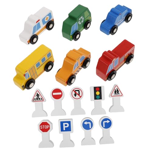 Toyvian 1 Satz Kinderspielzeug aus Holz mit Fahrzeugen und Verkehrszeichen Montessori Lernspielzeug für Fördert Kognitive Fähigkeiten und Kreativität Sicher und Nachhaltig für Jungen Toyvian 1 Satz Kinderspielzeug aus Holz mit Fahrzeugen und Verkehrszeichen Montessori Lernspielzeug für Fördert Kognitive Fähigkeiten und Kreativität Sicher und Nachhaltig für Jungen von Toyvian