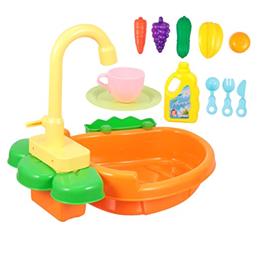 Toyvian Spielzeug Für Die Küchenspüle Aus Kunststoff – Badespielzeug Für Kinder – Küchenspielzeug-Set Für Kinder – Interaktives Lernspielzeug Für Kleinkinder von Toyvian