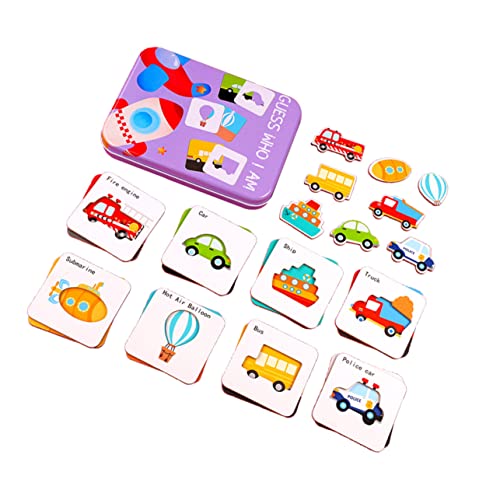 Toyvian 1 Satz Kleinkind Rätsel Puzzle Bambus von Toyvian