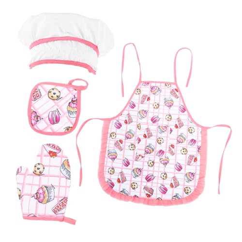 Toyvian 1 Satz Kochset für kinderkochmütze kochmützen für kinderkochschürzen Bastelset Werkzeug Kochschürze für Kleinkinder Kochzubehör Kinderschürze Stoff Rosa Toyvian 1 Satz Kochset für kinderkochmütze kochmützen für kinderkochschürzen Bastelset Werkzeug Kochschürze für Kleinkinder Kochzubehör Kinderschürze Stoff Rosa von Toyvian