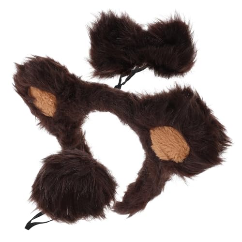 Toyvian 1 Satz Kostüm Zubehör Bär Haarreif Fliege Tier Cosplay für Karneval Halloween und Themenpartys Leicht und Bequem zu Perfektes Accessoire für Auftritte Toyvian 1 Satz Kostüm Zubehör Bär Haarreif Fliege Tier Cosplay für Karneval Halloween und Themenpartys Leicht und Bequem zu Perfektes Accessoire für Auftritte von Toyvian